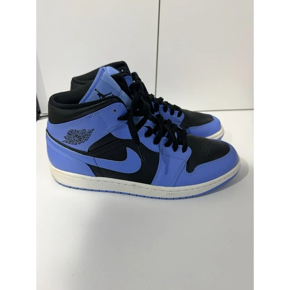 Air Jordan 1 Mid Size 11‎ University Blue/Black NO BOX